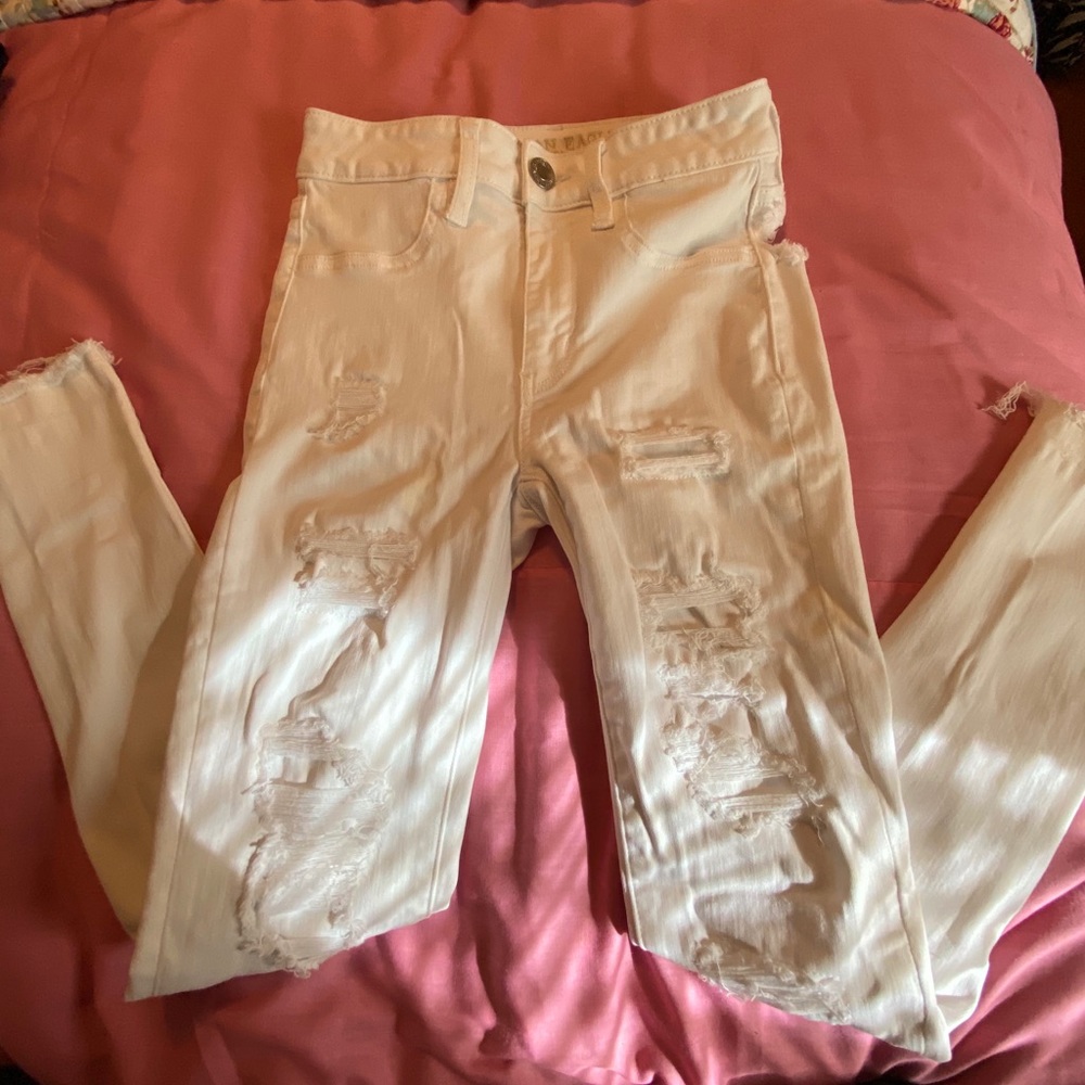 White jeans